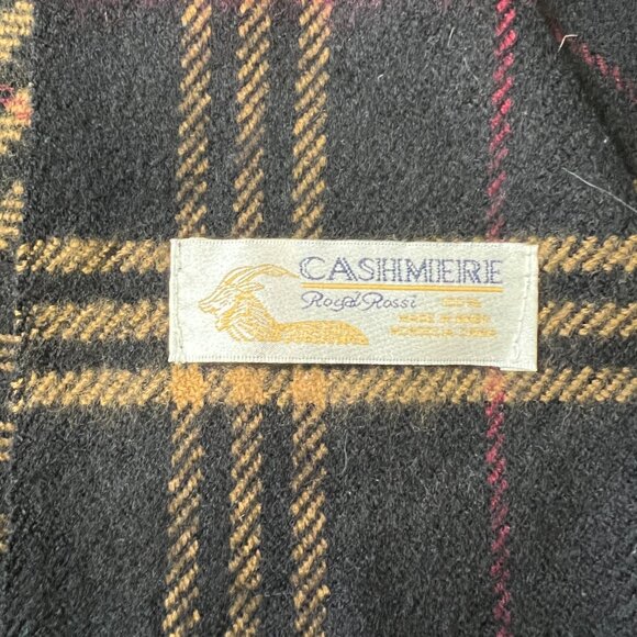 Royal Rossi Cashmere Scarf Plaid - Picture 3 of 5